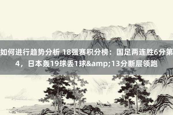 如何进行趋势分析 18强赛积分榜：国足两连胜6分第4，日本轰19球丢1球&13分断层领跑