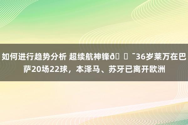 如何进行趋势分析 超续航神锋😯36岁莱万在巴萨20场22球，本泽马、苏牙已离开欧洲