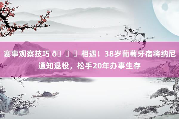 赛事观察技巧 👋相遇！38岁葡萄牙宿将纳尼通知退役，松手20年办事生存